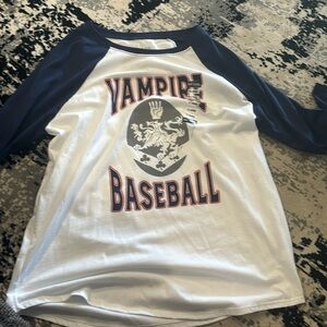 The Twilight Saga Vampire Baseball Girls Raglan T-Shirt Plus Size NWT